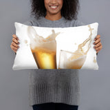 Find Beer Accent Throw Pillow