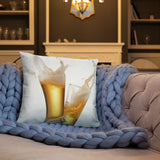 Find Beer Accent Throw Pillow