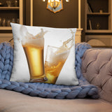 Find Beer Accent Throw Pillow