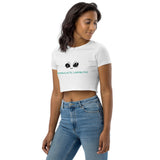 Alien Eyes Organic Crop Top